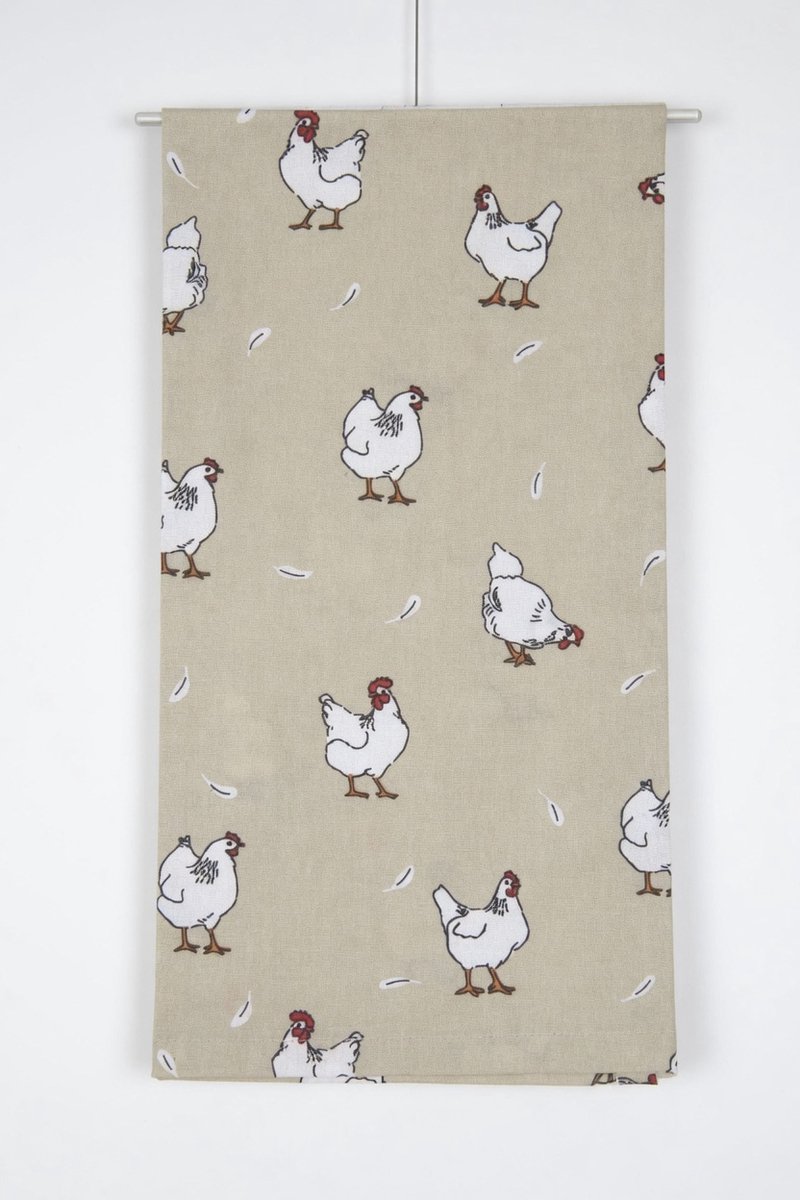 Keukendoek - Set van 2 - Kip - Keukenset - Theedoek -Keukentextiel