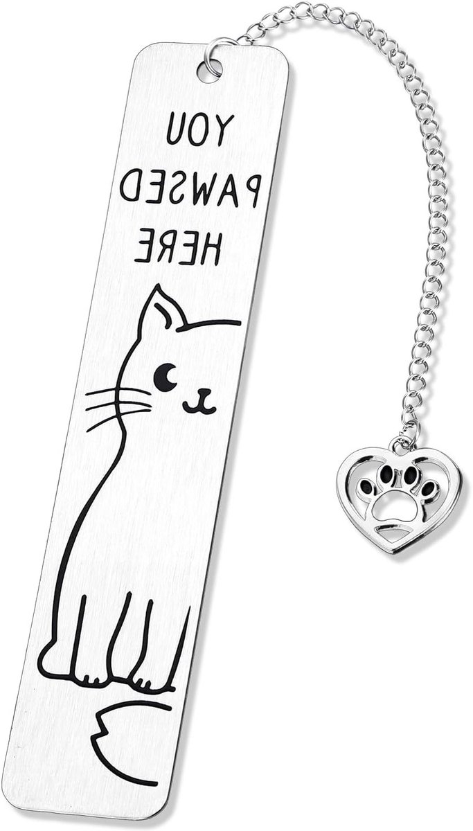Schattige katten boekenleggers, originele cadeaus voor kattenliefhebbers, grappige geschenken voor vrienden en collega's, verjaardagscadeaus