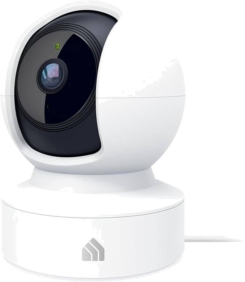 Kasa 2K+ Indoor Pan/Tilt Wired Security Camera - Works as a Baby Monitor & Pet Camera, Motion Detection & Tracking, 2-Way Audio, Night Vision, Subscription-Free Local Storage or Optional Cloud, KC410S