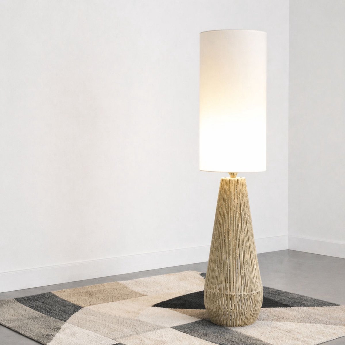 LuxaLiving Boho Rotan Vloerlamp 130cm - Warme Sfeerverlichting thumbnail 6