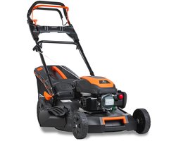 FUXTEC 4in1 Benzine Grasmaaier FX-RM5170PRO - Flexibele Aandrijving - 4pk/2,9kW - 51cm Maaibreedte & 7-traps Hoogteverstelling 25mm-75mm - 4-Takt - 60L Grasvanger, Mulchfunctie & Zij-uitworp