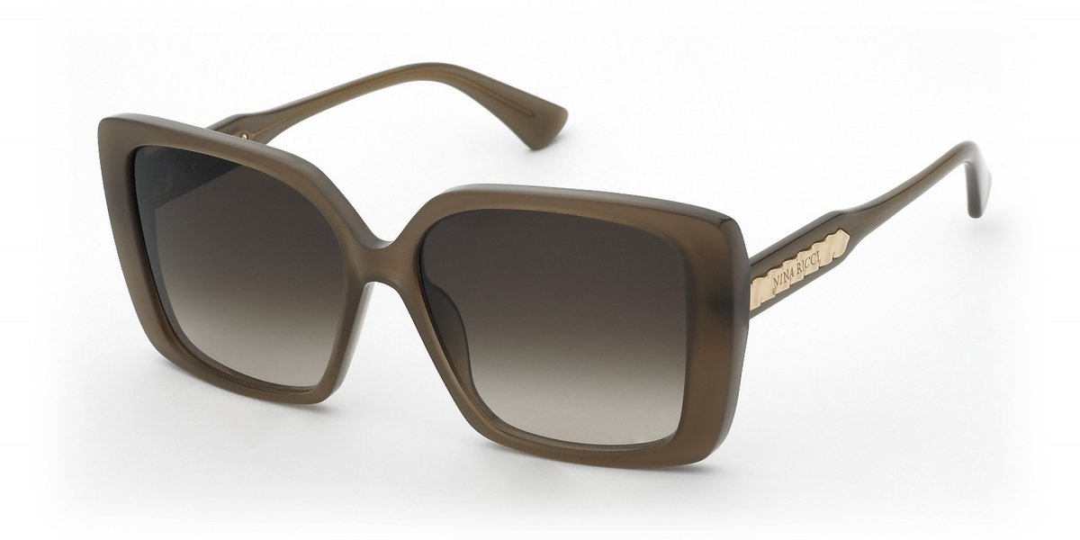Nina Ricci SNR462 Castagna opalino lucido 58/15/145 WOMAN Zonnebrillen