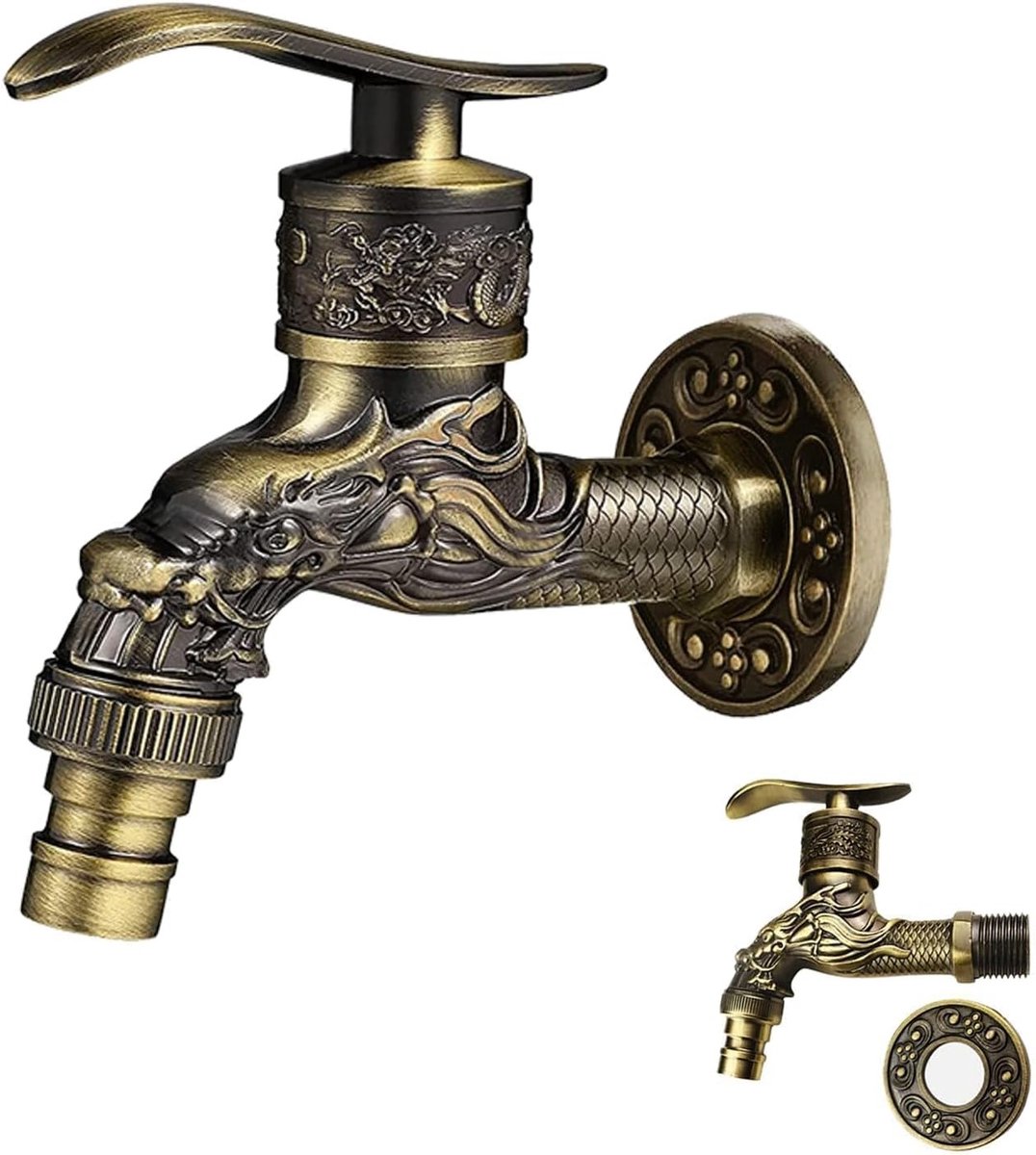 Antieke stijl wandkraan - Vintage waterkraan voor badkamer, tuin en keuken