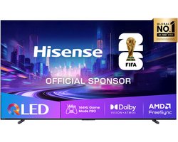 Hisense 100E7Q PRO - 100 inch - 4K QLED - 144hz - 2025 - Smart TV
