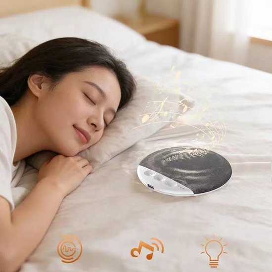 Nieuwe Geüpgrade Draadloze Onder-Kussen Speaker Bluetooth - Slaap Geluidsmachine met Witte Ruis, Slaaphulp, White Noise Machine, 30/60/90 Min Timer voor Volwassenen en Kinderen - Groen — afbeelding 3