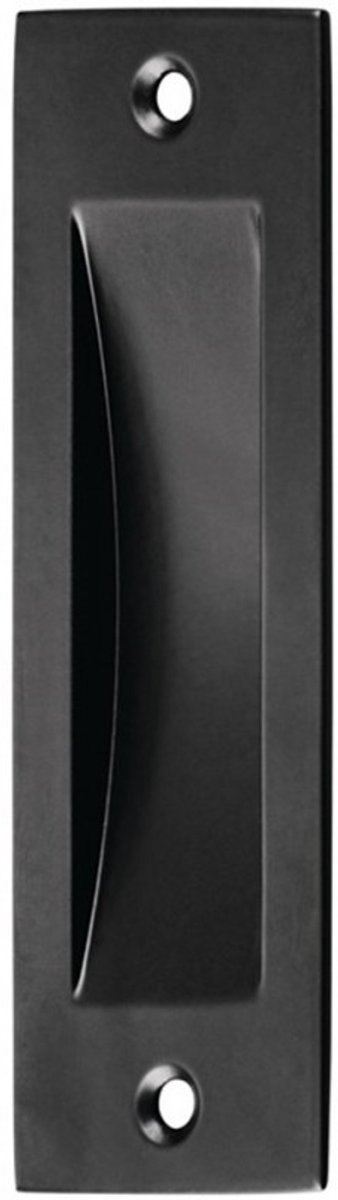 Schuifdeurkom 120X40mm Zwart Recht - 4556-70E