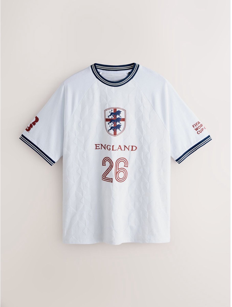 Next - Heren - Gelicenseerd voetbal-T-shirt - Wit