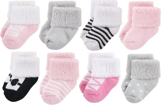 Babysokken - Sokjes voor baby's - Babyvoeten warm - Zachte badstof - One size - Wit — afbeelding 2