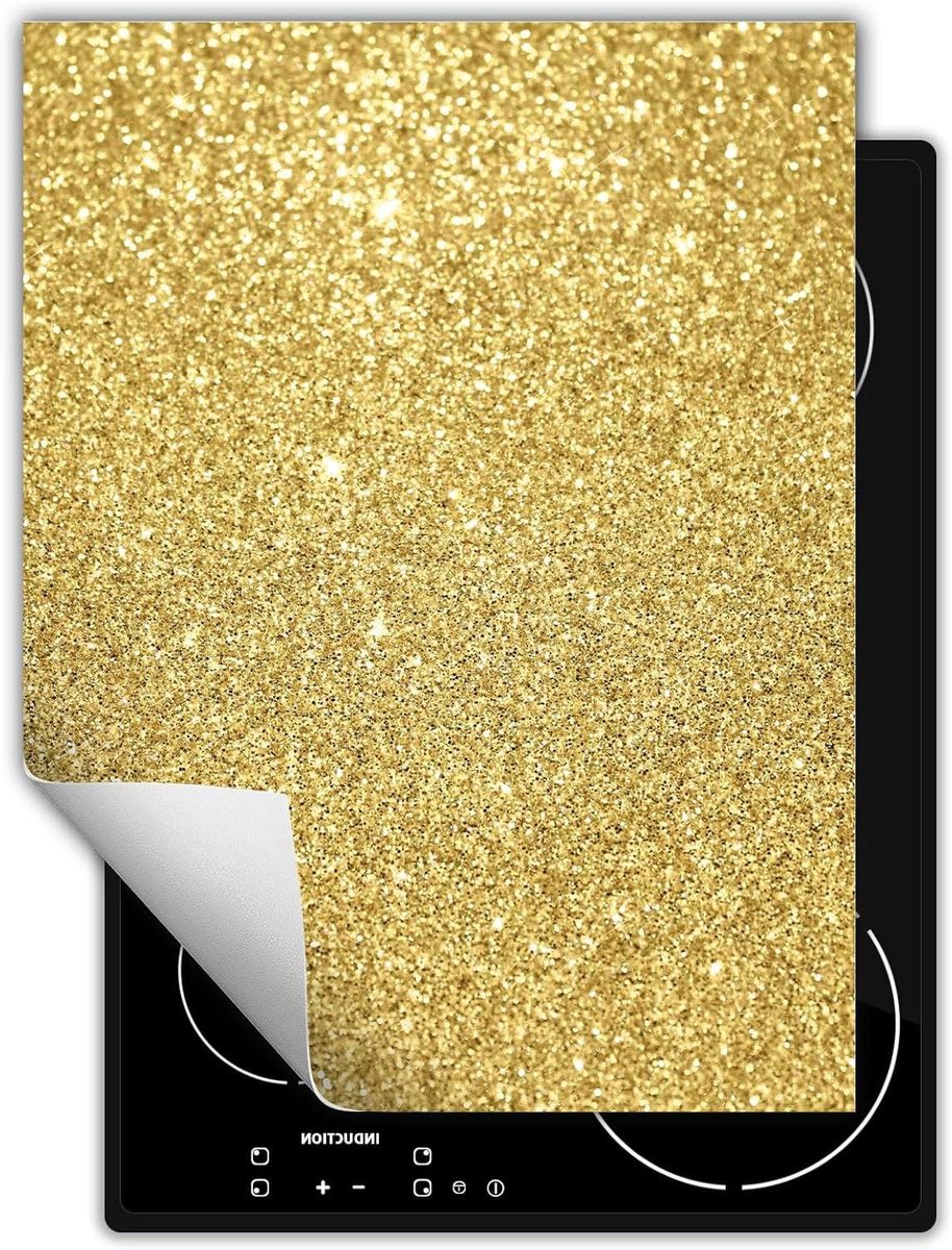 Afdekplaat fornuis - Kookplaat beschermer - Extra werkruimte - Antislip vinyl materiaal - 40x52 cm - Zandkleurig