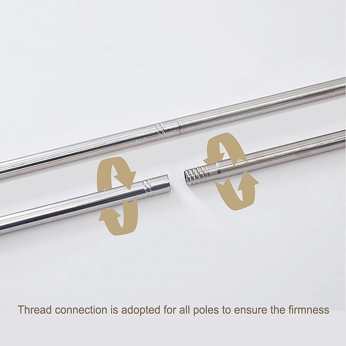 Canopy bed frame palen Hemelbed frame 150x200 cm Queen – RVS Stainless Steel Mosquito Net 