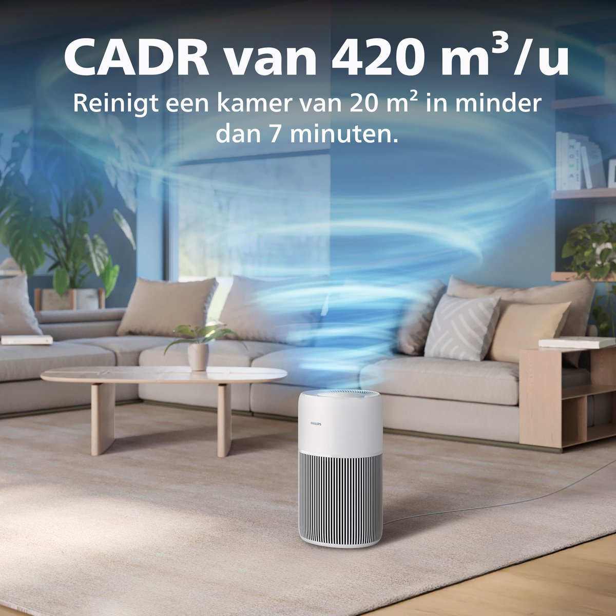 Philips PureProtect 2200 Series - Luchtreiniger - CADR 420m3/u - Ruimtes tot 109m2 thumbnail 5