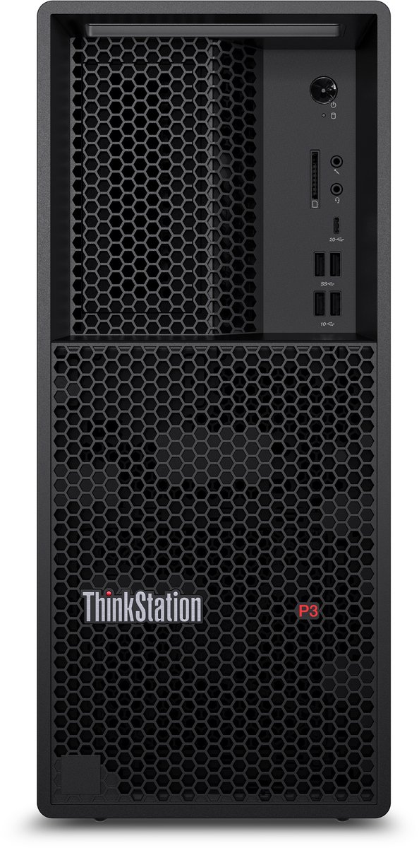 Lenovo ThinkStation P3 Tower Gen 2 Intel Core Ultra 7 265 32 GB DDR5-SDRAM 512 GB SSD NVIDIA RTX A1000 Windows 11 Pro Workstation Zwart