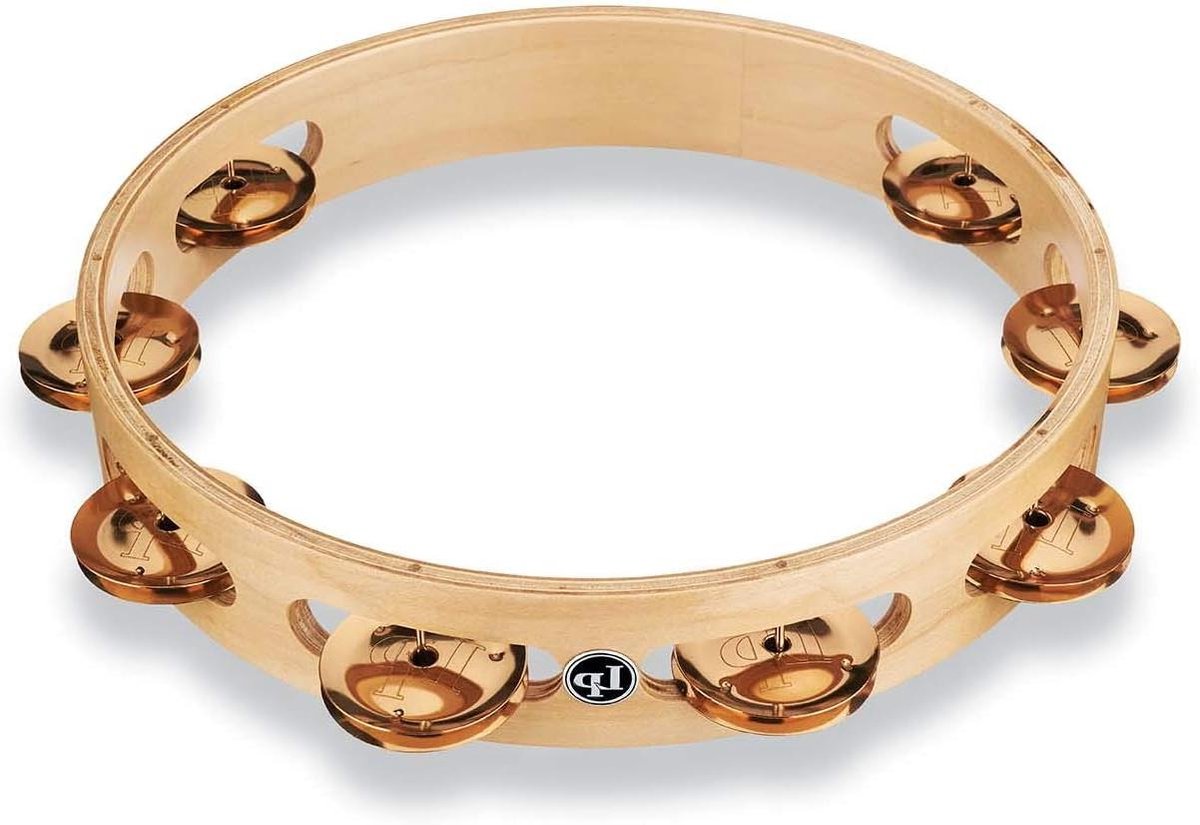 Tamboerijn - Handtrommel - Muziek Maken - Bronzen Jingle - 10 Inch - Brons