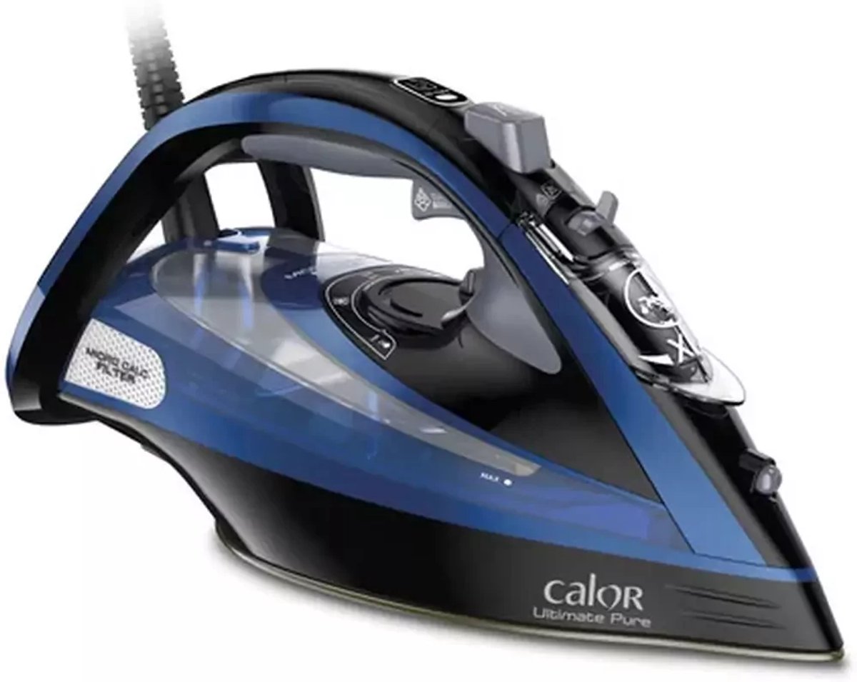 Calor Ultimate Pure Stoomstrijkijzer FV9848C0 Velvet Blue Metal 3200W