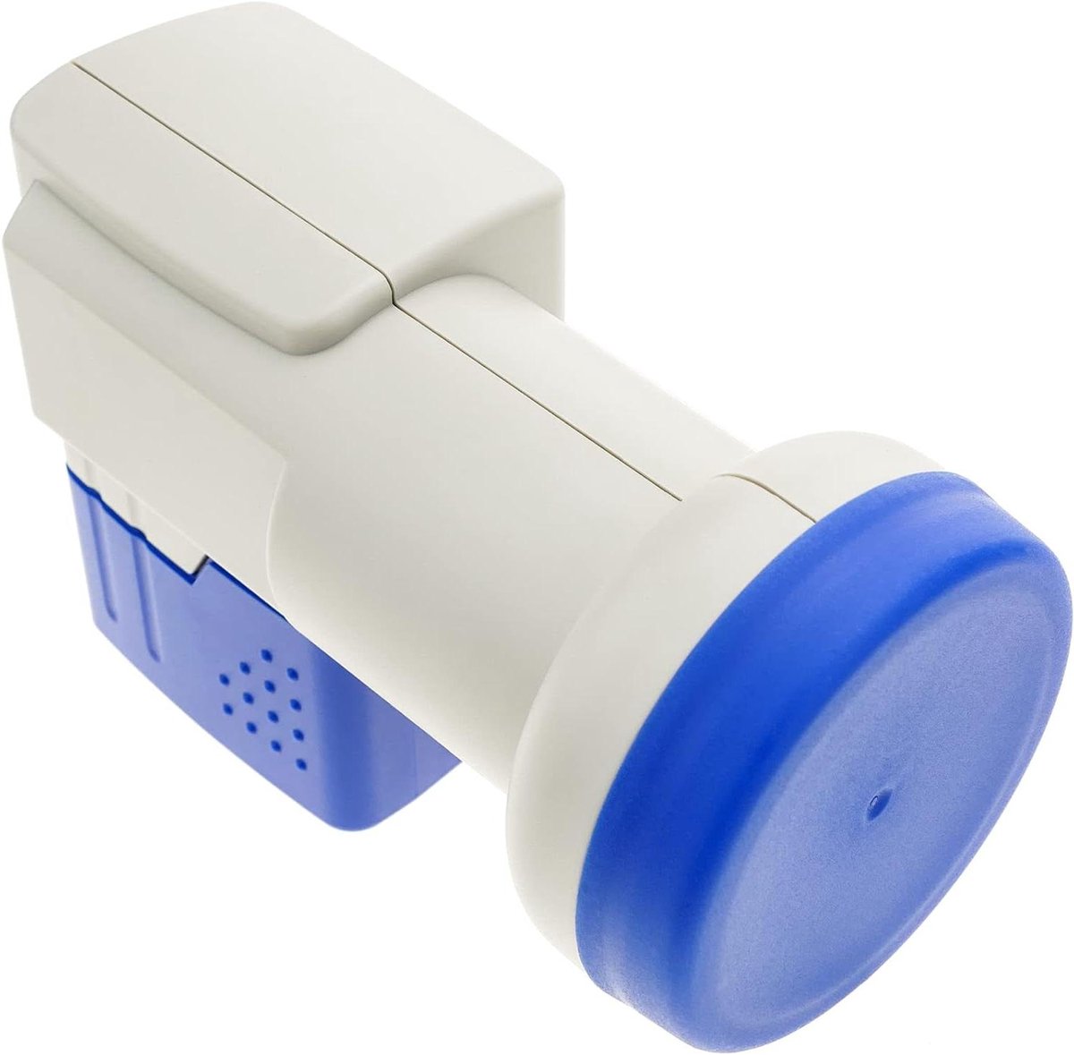 LNB converter - Satelliet module - TV signaal ontvangen - Dubbele uitgang - 57 mm - Blauw