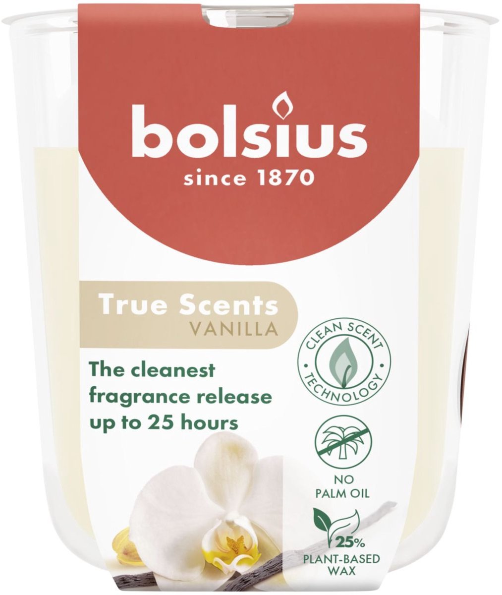 Bolsius Geurkaars True Scents Vanille -