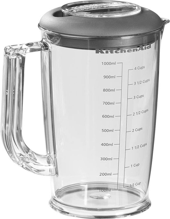 Keukenmixer - Handmixer - Bakken en Koken - Krachtige Motor - 1 Liter - Zwart — afbeelding 2