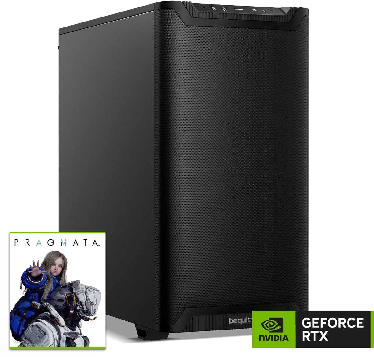 Sedatech Silent Gaming PC Quiet + Airflow • AMD Ryzen 7 9800X3D 8x 4.7GHz • Geforce RTX5070Ti • 64Gb DDR5 • 2Tb SSD M.2 • WiFi • Bluetooth, USB C • Windows 11 • Desktop computer