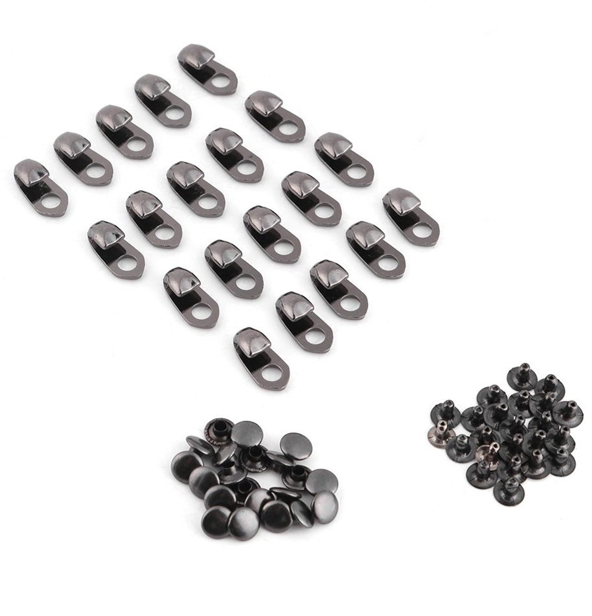 20 Stuks Laarzen Oogjes en Rivets, Sluiting Haken voor Schoenen, Ideaal voor Klim- en Wandelschoenen