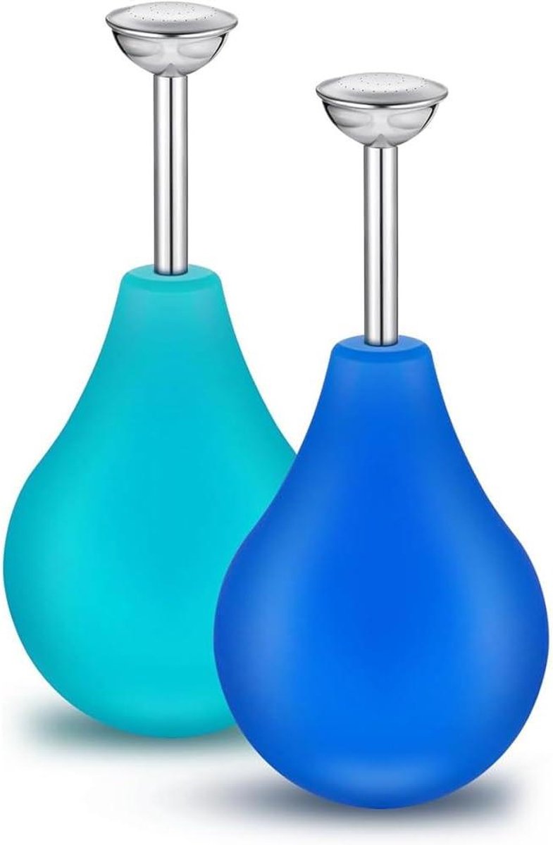 Bal Sprinkler - Water Squeeze - Nat Vilten - Roestvrij Staal - 2 stuks - Blauw Groen