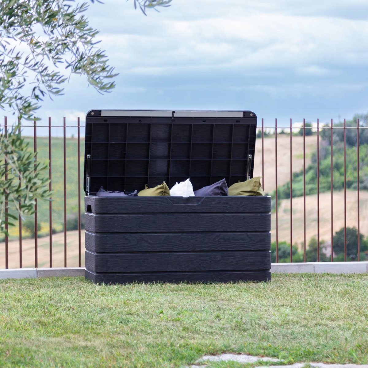 Toomax Dolomiti kussenbox 410L - donkergrijs