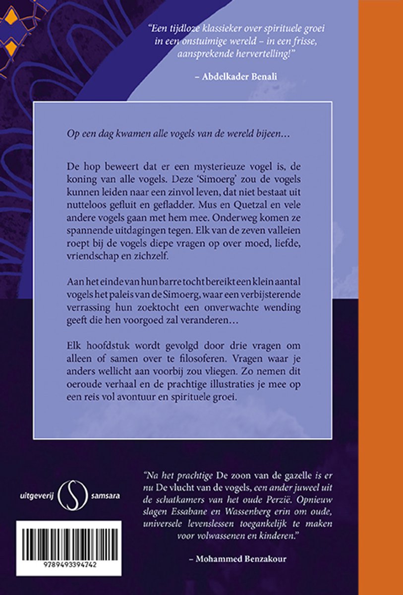 De vlucht van de vogels - back cover