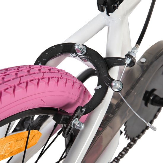 Joystar Brockway BMX-fiets - 20 inch - Handrem - Remmen - Achter V-brake - Pegs - Roze van JOYSTAR — afbeelding 3