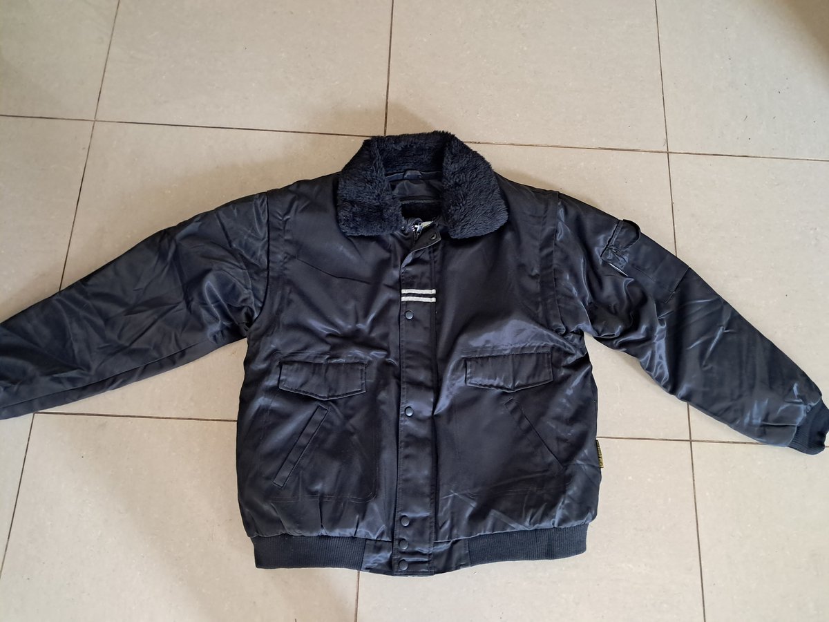 Starling Workwear Pilotenjas - Werkjas 0621 - Maat 56 - Marine blauw - Met bontkraag - afritsbare mouwen en kraag