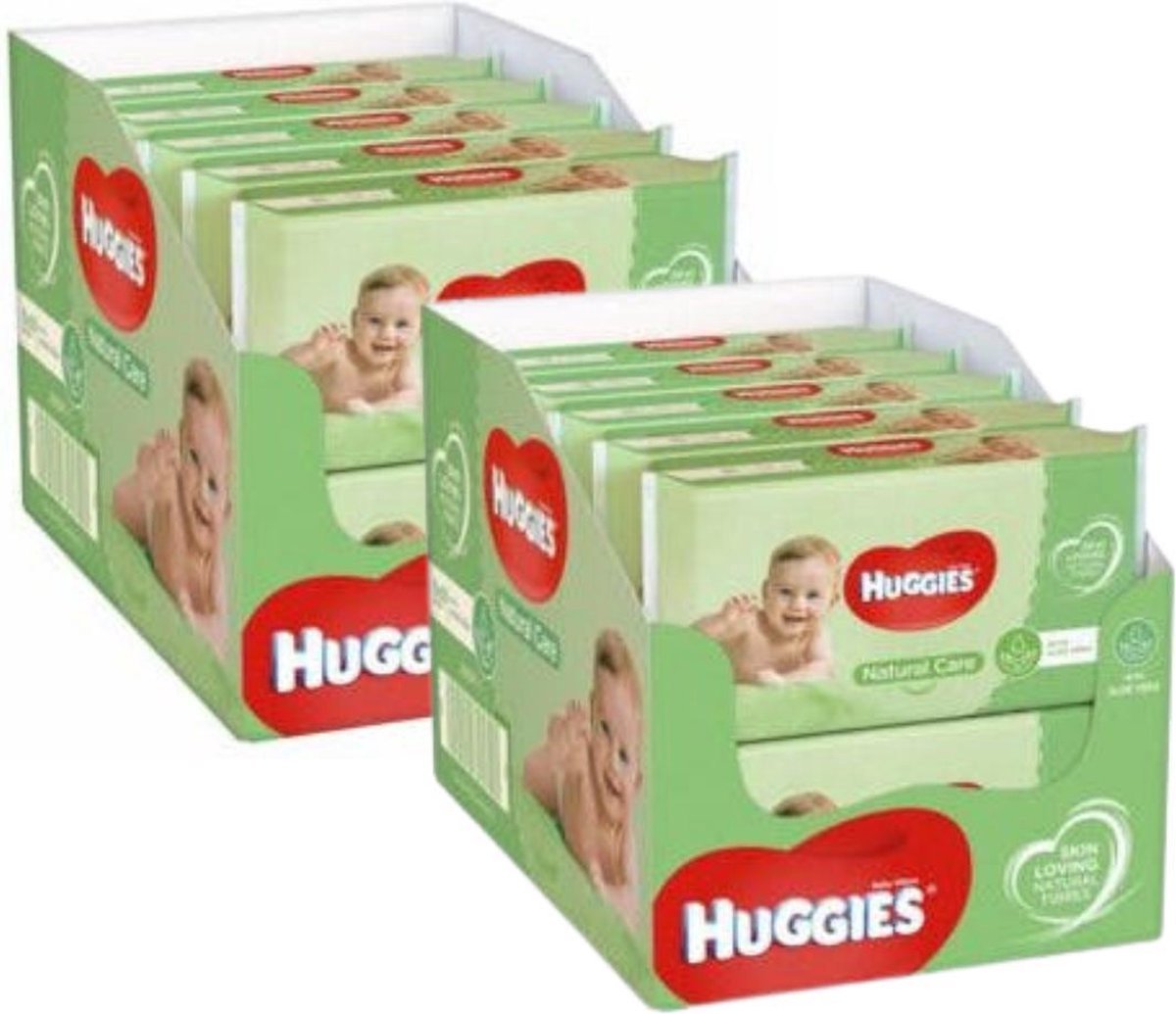 Bol.com Huggies Billendoekjes Natural Care 20 x 56 Stuks aanbieding