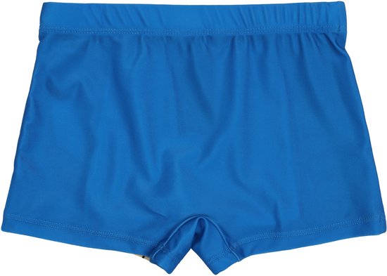 Blauwe zwemboxer met elastische tailleband.