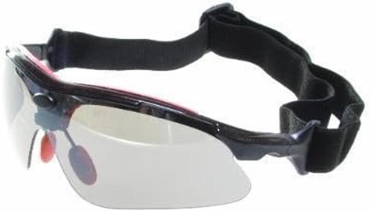 Sportbril met band - Wintersport bril - Actieve sport - Draagbaar met band - SF 3 - Zwart