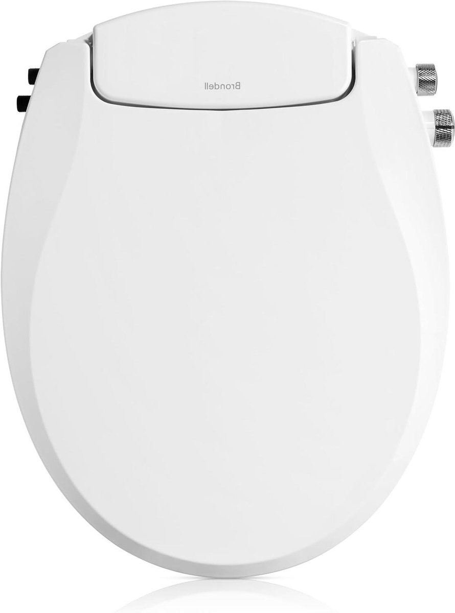 Bidet Toiletbril - Douche WC - Hygiënisch Reinigen - Dubbele Temperatuur - Ronde Toilet - Wit