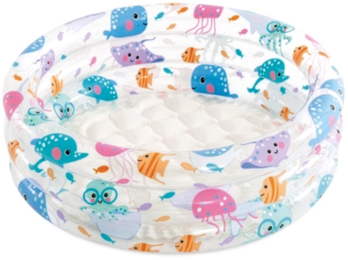 Intex Beach Buddies 3-Ring Baby Opblaaszwembad - Ø 61 x 22 cm — afbeelding 3