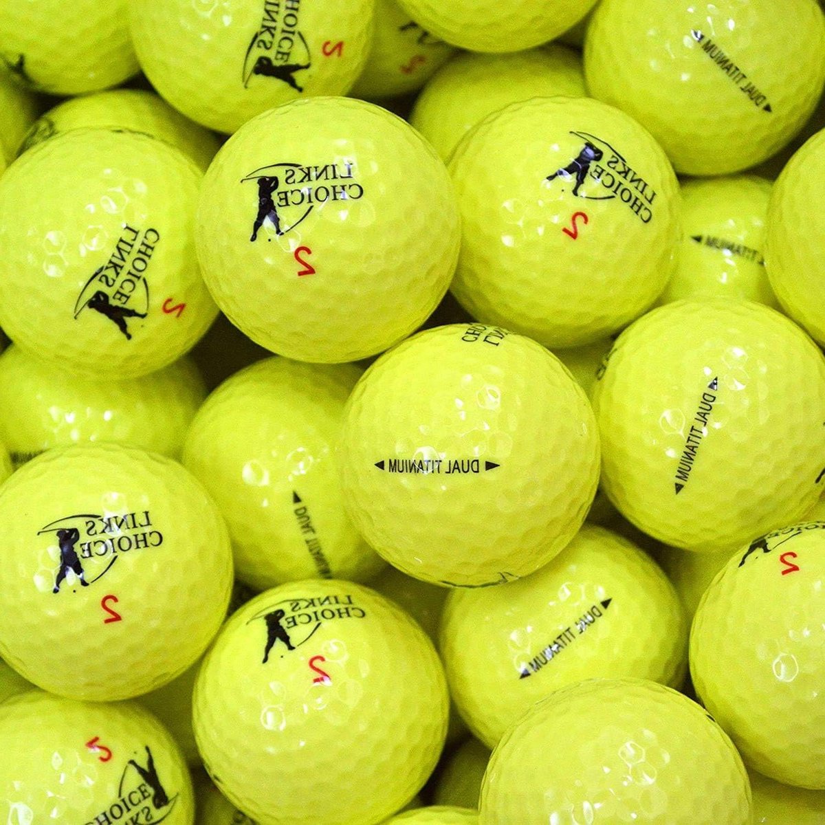 Golf Ballen - Golfballen Set - Golf Spelen - Kwaliteit Klasse A - 12 Stuks - Geel