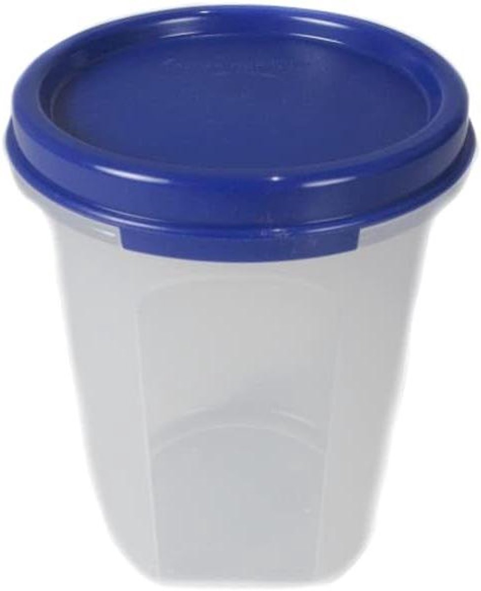 Voorraadcontainer Rond - Opslagpot - Keuken Organiseren - Lichtgewicht Ontwerp - 440 ml - Blauw