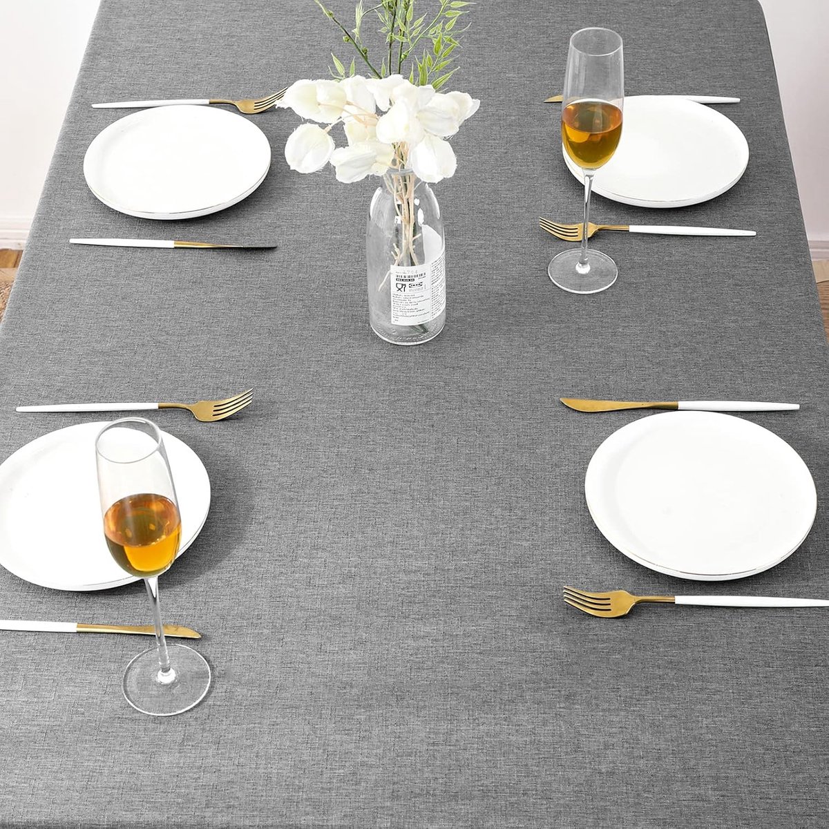 Rond Tafelkleed 152 cm - Waterdicht, Vlekbestendig en Wasbaar voor Feesten en Decoratie