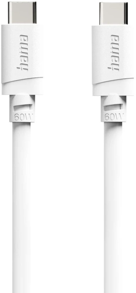 Hama 00201807 USB-laadkabel USB 2.0 USB-C stekker 1 m Wit