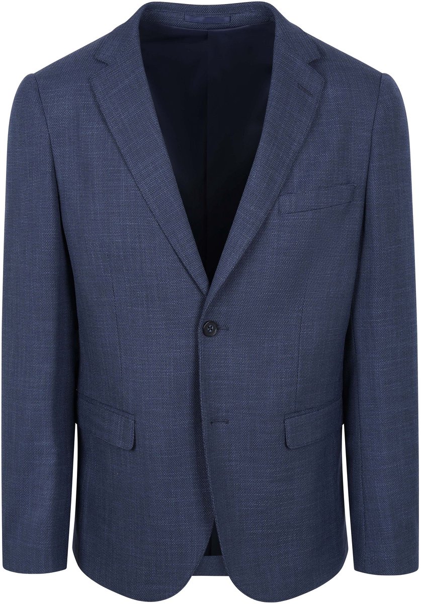 Suitable Colbert Structure Lined Donkerblauw (navy) - Maat 48 - Heren blazer