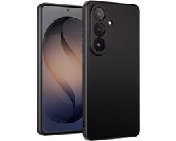 Hoesje Geschikt voor Samsung S26 Hoesje Siliconen Case - Hoes Geschikt voor Samsung Galaxy S26 Hoes Siliconen - Zwart