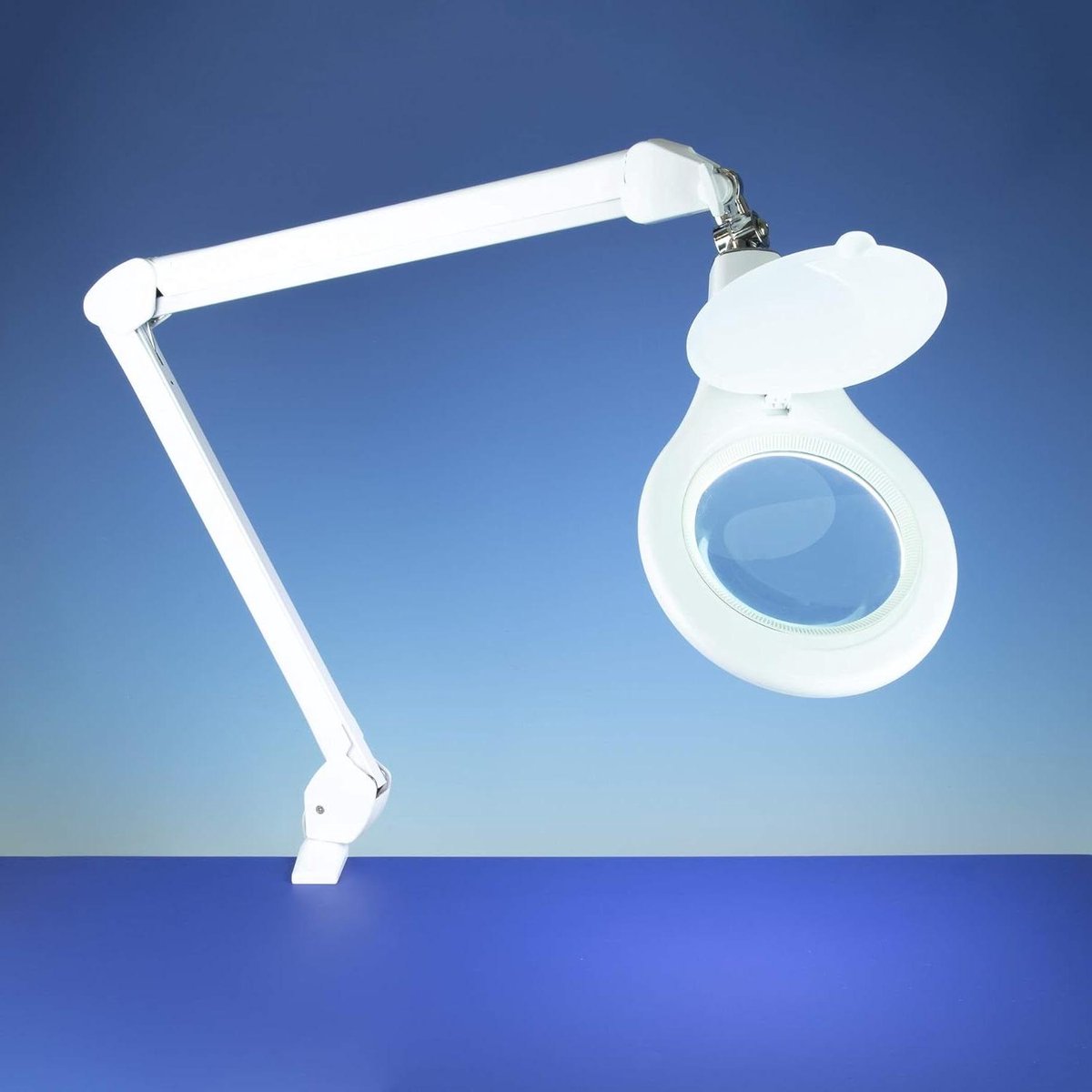 LED Vergrootglas Lamp - Werkplaats Verlichting - Gedetailleerd Werk - Schaduwvrij Koel Licht - 125mm Lens - Wit