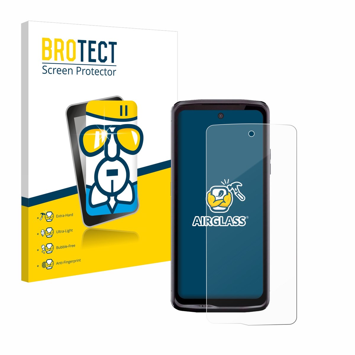 Screenprotector voor Crosscall Stellar X5 Beschermglas transparant