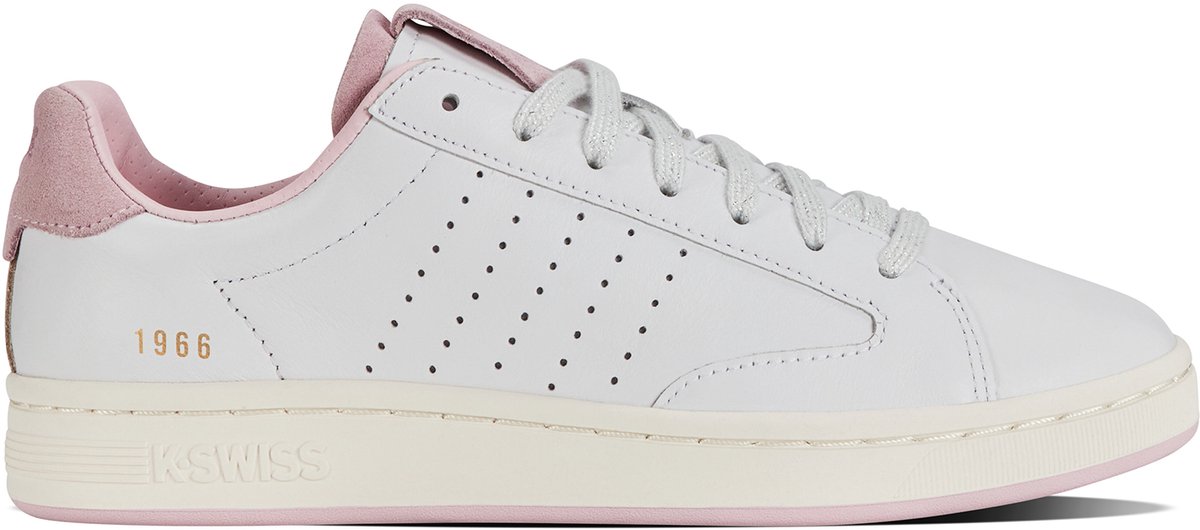 K-Swiss Dames Lozan Klub LTH Sneaker 97263-169-M White/Ballerina/White