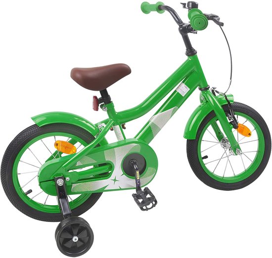 vidaXL - Kinderfiets - 14 - Inch - voor - 3-5 - jaar - oud - Groen van VidaXL — afbeelding 3