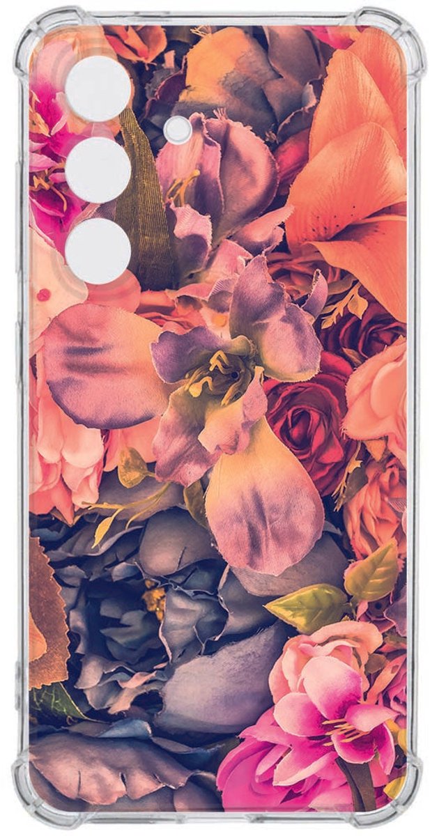 Samsung Galaxy S26 Plus Softcase Bosje Bloemen Schokbestendig