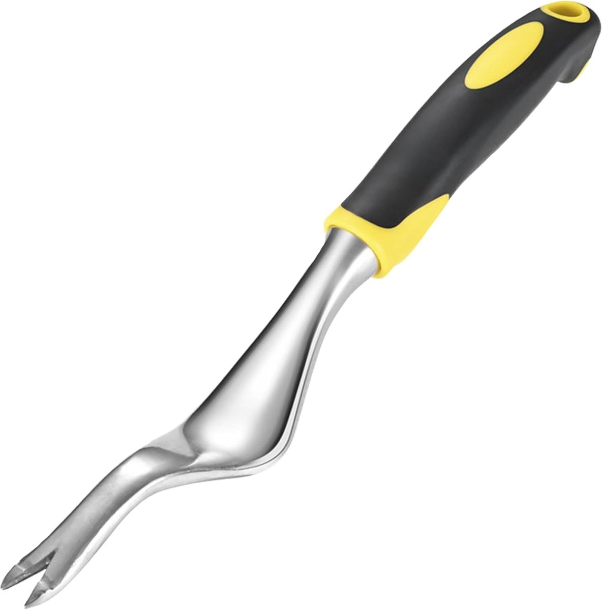 Hand onkruidtrekker tuingereedschap – Buigvast met V-vormige vorken, ergonomisch handvat voor eenvoudig onkruid verwijderen en wortels graven