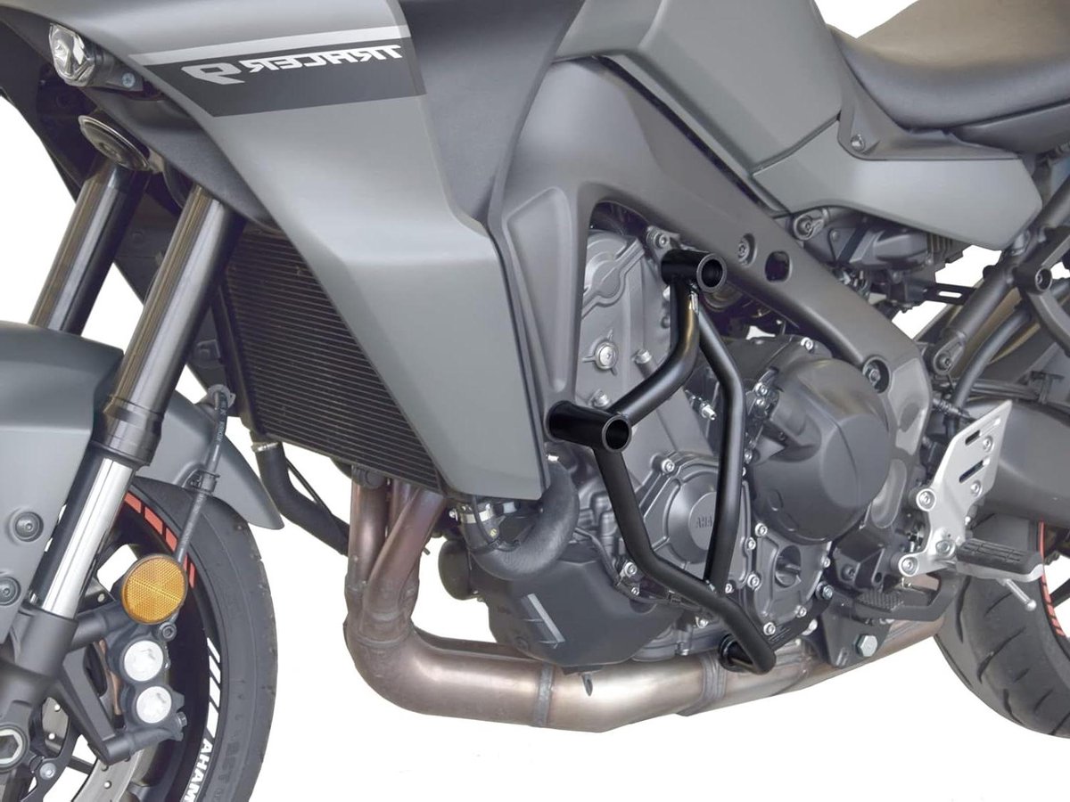 Valbeugelset Motor - Motorbescherming - Bescherming Motor - Gepoedercoat Staal - Links en Rechts - Zwart