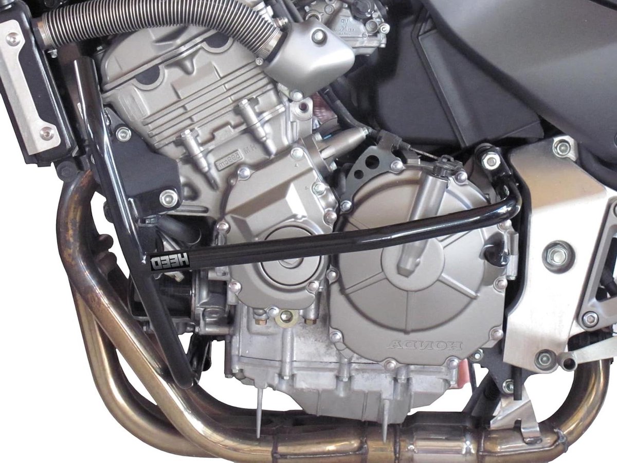 Motor Valbeugels - Frame Bescherming - Motor Beschermen - Gepoedercoat Staal - CB 600 1998-2002 - Zwart