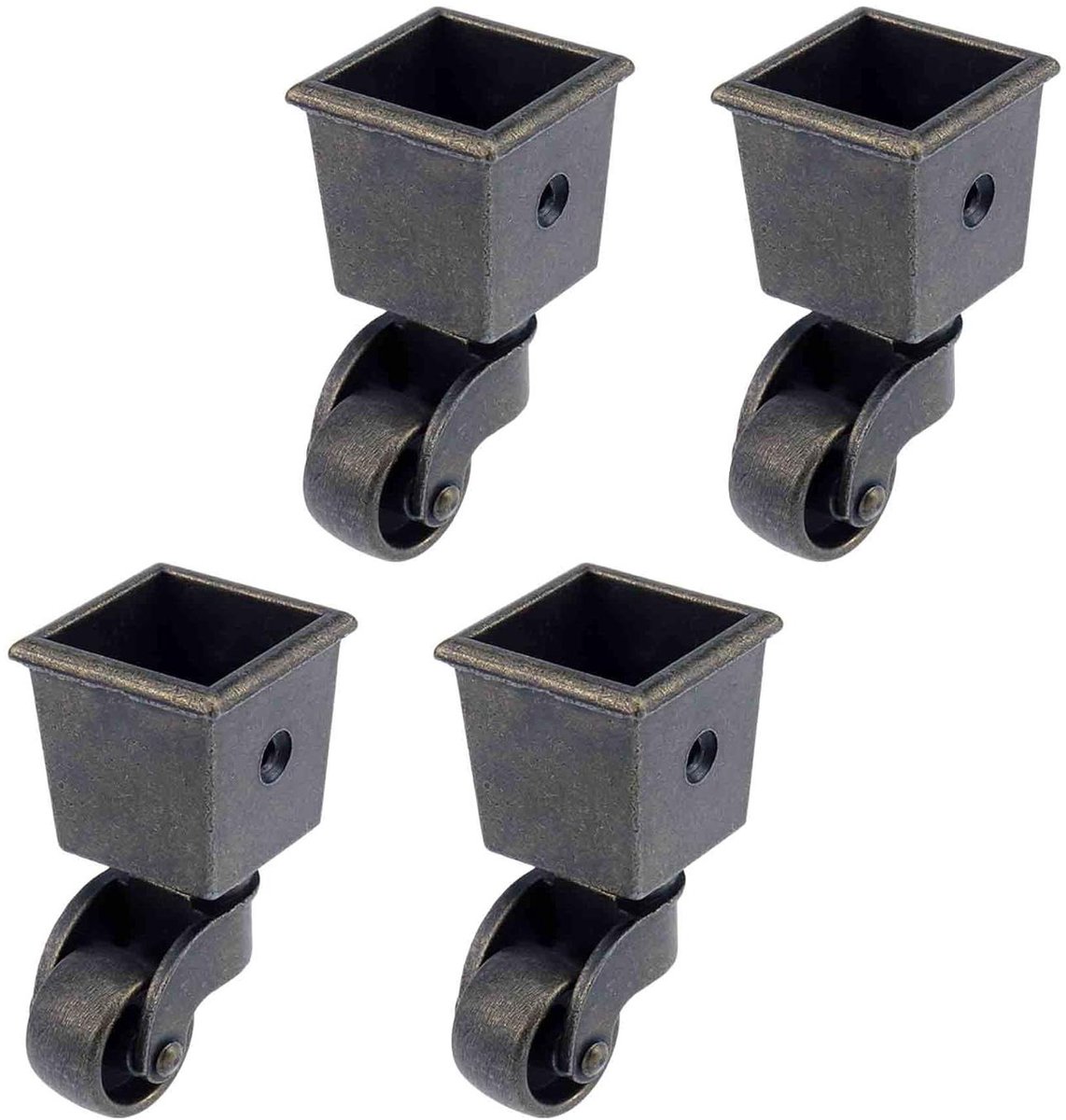 Meubel Zwenkwielen - Bank Wielen - Meubels Verplaatsen - Zinklegering Materiaal - 22 mm Wiel Diameter - Brons