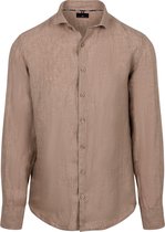 State Of Art Overhemd Linnen Beige - Maat 3XL - Heren - Overhemden Casual