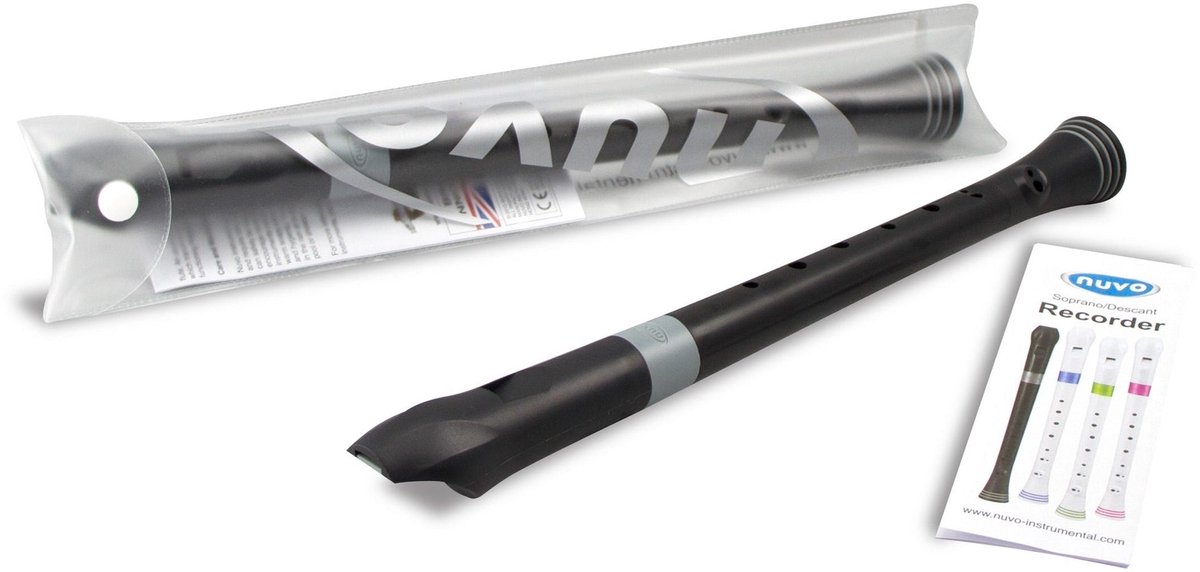 Nuvo Blokfluit NURB300 - Zwart